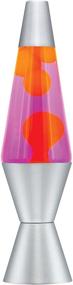 img 3 attached to 🌋 Decorative Lava Lite Lamp - The Original Silver Base Lamp with Yellow Wax in Purple Liquid, 14.5", Yellow/Purple