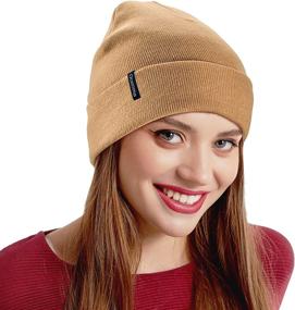 img 3 attached to Ocatoma Beanie Acrylic Slouchy Boyfriend Outdoor Recreation and Hiking & Outdoor Recreation Clothing