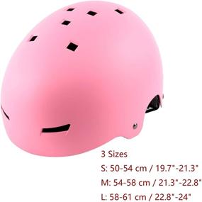 img 3 attached to 🛴 Versatile Skateboard Skate Scooter Bike Helmet: Ideal Sizes for Kids, Youth & Adults