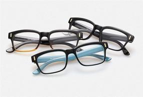 img 1 attached to 👓 Rnow Premium Eyeglasses & Fashion Eyewear for Men - Accessorize in Style