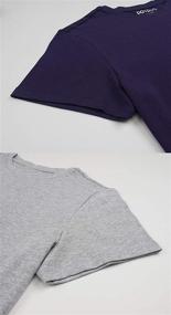 img 1 attached to 👚 DOTDOG Girls' Short Sleeve Spandex T Shirts: Stylish Crewneck Clothing