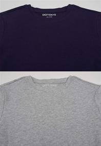 img 2 attached to 👚 DOTDOG Girls' Short Sleeve Spandex T Shirts: Stylish Crewneck Clothing