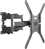 📺 swivel and tilt full motion tv wall mount bracket for 32-65 inch 4k led lcd flat/curved screen tv, holds up to 88lbs max vesa 400x400mm logo