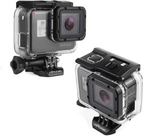 img 2 attached to Прозрачный корпус с боковым открывающимся окном SOONSUN для камер GoPro Hero 5 6 7 Black Hero (2018) - в комплекте быстросъемное крепление