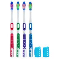 get a gentle and effective cleaning: reach ultra clean soft toothbrushes, 4 pack logo