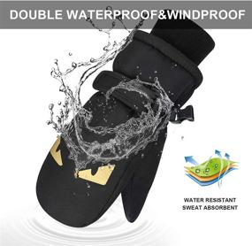 img 3 attached to Waterproof Thinsulate Children Windproof Toddlers
