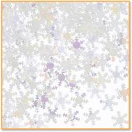❄️ iridescent snowflakes confetti by beistle - 1 piece logo