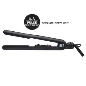 img 1 attached to 🔥 Smooth & Stylish: Hot Tools Professional Nano Ceramic Flat Iron, 1 Inch