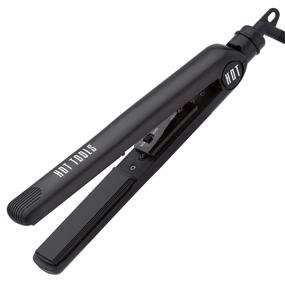 img 4 attached to 🔥 Smooth & Stylish: Hot Tools Professional Nano Ceramic Flat Iron, 1 Inch