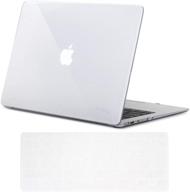 💻 kuzy macbook air 11 inch case a1465, a1370: soft touch hard shell cover with keyboard cover - clear logo