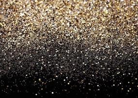 img 3 attached to Gold Glitter Paint Photography Backdrop - 7x5ft Abstract Golden Bokeh Starry ✨ Sky for Wedding, Adults, Babies, Children, Families, New Year Party Decor - GT-028