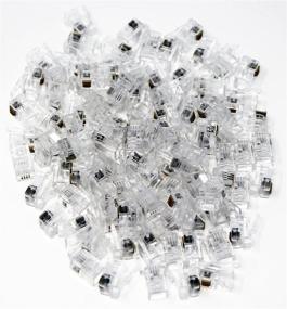 img 3 attached to Tupavco TP808 RJ9 Modular Headset Connector (100 Pack Per Bag) - RJ9/RJ10/RJ22 4P4C Phone Connectors with Crimper for Telephone Cable/Cord Handset