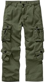 img 2 attached to 👕 Raroauf Multi-Pocket Military Uniform for Boys' Outdoor Clothing