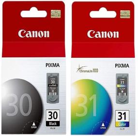 img 1 attached to 🖨️ Canon PG-30 Black and CL-31 Color Ink Cartridges for Canon Pixma iP1800 - High-Quality Printing Supplies