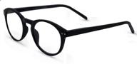 👓 in style eyes optic vision progressive circular reading glasses, black, 3.5x – enhance your reading experience! logo