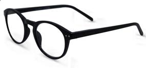 img 4 attached to 👓 In Style Eyes Optic Vision Progressive Circular Reading Glasses, Black, 3.5x – Enhance Your Reading Experience!