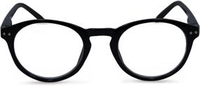 img 3 attached to 👓 In Style Eyes Optic Vision Progressive Circular Reading Glasses, Black, 3.5x – Enhance Your Reading Experience!