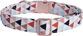 img 2 attached to Soft and Comfy Bowtie Pet Collar for Dogs and Cats - Adjustable Pure Cotton Collars in 6 Sizes and 5 Patterns - Ideal Pet Gift