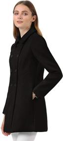 img 1 attached to Allegra Womens Collar Double Breasted Women's Clothing and Coats, Jackets & Vests
