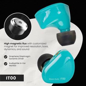 img 3 attached to 🎧 iBasso IT00 Audiophile in-Ear Monitor Earbuds: Professional-Quality Sound with Graphene (Green)