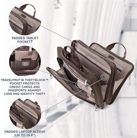 img 1 attached to Travelpro Platinum Elite-Sleek Laptop Business Briefcase