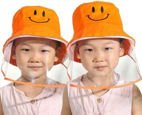 img 4 attached to 🎣 Fisherman Children Boys' Accessories: Spitting Protective Hats & Caps