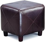 🟤 dark brown cube-shaped ottoman logo