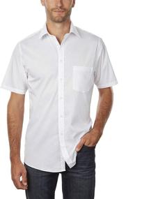 img 2 attached to Arrow Short Sleeve Regular Stretch Men's Clothing