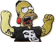 simpson misfits backpack embroidered appliques logo