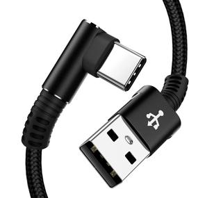 img 4 attached to Улучшенные кабели USB C (2 шт./3FT и 6FT), Кабель типа С с быстрой зарядкой 3 Ампер, Синхронизация данных высокой скорости USB A к USB C, Долговечный кабель-зарядка из нейлона-плетения для iPad, Samsung, Google Pixel и других устройств.