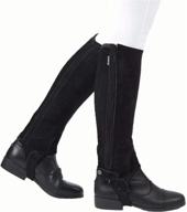 👢 dublin suede ii half chaps for children logo