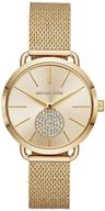 ⌚ stylish and practical: michael kors women's portia stainless steel watch logo