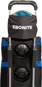 img 1 attached to Ebonite Joey Bowling Bag, Black: Stylish & Convenient Bowling Gear