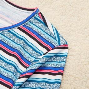 img 1 attached to Mumetaz Family Matching Sleeve 👗 Girls' Clothing and Dresses - Enhanced SEO