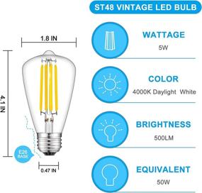 img 2 attached to CRLight Dimmable Filament Industrial Electrical Lighting Components - Daylight Equivalent
