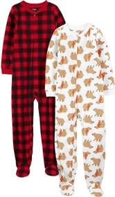 img 4 attached to 👕 Carters Boys' Clothing: Loose Fit Pajamas for Simple Joys