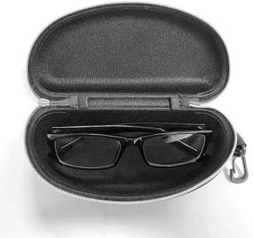 img 1 attached to 🔧 Convenient Zipper Eyeglasses Sunglasses Plastic Carabiner: Essential Men's Accessory