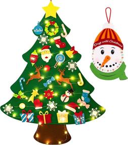 img 4 attached to 🎄 Festive Fun: Jollylife DIY Felt Christmas Tree for a Merry Holiday Season