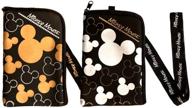 disney mickey mouse lanyard 2-pack in gold 🐭 and silver: officially licensed disney merchandise for disney fanatics! logo