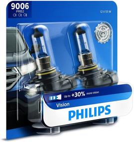 img 3 attached to Enhance Your Vision on the Road with Philips 9006 🚗 Vision Upgrade Headlight Bulb - Get 30% More Visibility with 2 Pack