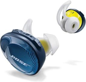 img 3 attached to Bose SoundSport Free: Midnight Blue/Citron Wireless Earbuds for Workouts and Sports