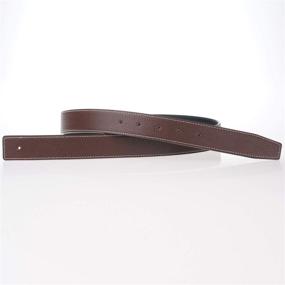 img 2 attached to Handcrafted Brown Full Grain Leather Belt: Elevate Your Women's Accessories Collection