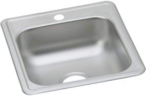 img 2 attached to 🚰 Premium Quality Dayton D117191 Single Bowl Top Mount Stainless Steel Bar Sink for Sophisticated Spaces