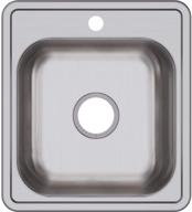 🚰 premium quality dayton d117191 single bowl top mount stainless steel bar sink for sophisticated spaces logo