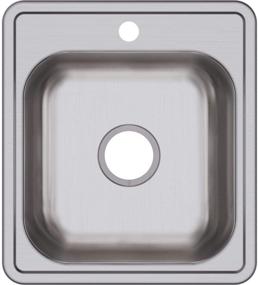 img 4 attached to 🚰 Premium Quality Dayton D117191 Single Bowl Top Mount Stainless Steel Bar Sink for Sophisticated Spaces