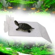 🐢 hellopet large turtle basking platform: resting terrace for tortoises with suction cups - ideal fish tank aquarium habitat platform логотип