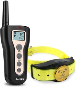 img 4 attached to 🐶 PetSpy P320N: The Ultimate Rechargeable and Waterproof Dog Shock Collar for Effective Training with Remote, Vibration, and Tone