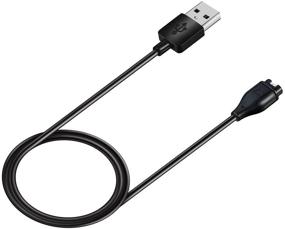 img 3 attached to 🔌 2 Pack of Kissmart Charging Cable Replacement for Garmin Vivoactive 3 Smartwatch, Compatible Charger Cord