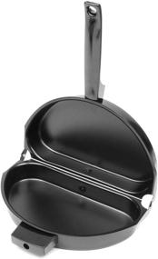 img 3 attached to 🍳 8-Inch Metallic Foldable Omelette Pan with Non-Stick Coating - by Fox Run
