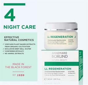 img 2 attached to ANNEMARIE BÖRLIND - LL REGENERATION Revitalizing Night Cream - Natural Anti Aging Vitamin C, E and Retinoid Face Cream for Firmer Skin and Wrinkle Reduction - Step 4 of 5 - 1.69 Oz.